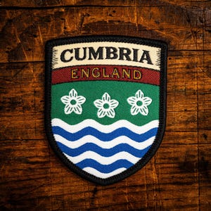 Cumbria county flag patch