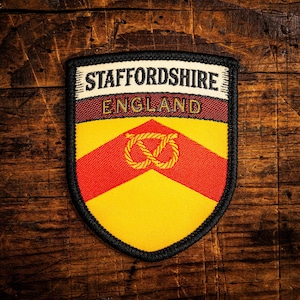 Staffordshire county flag patch