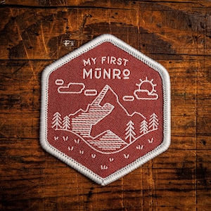 My First Munro woven patch (Scotland)
