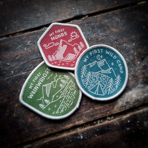My First Adventure series of woven patches (set of three)