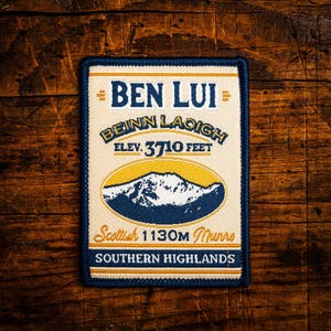 Ben Lui hiking patch