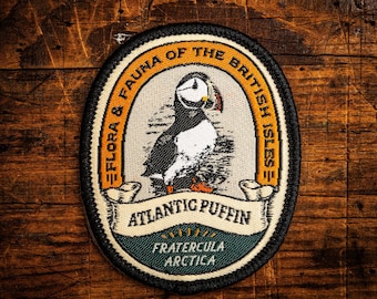 Mancha de frailecillos atlánticos