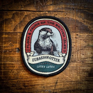 Écusson loutre d'Eurasie