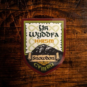 Pegatina de Yr Wyddfa (Snowdon)