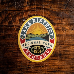 Lake Distrikt National Park Sticker