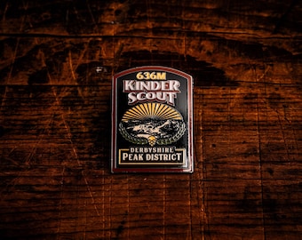 Kinder Scout pin