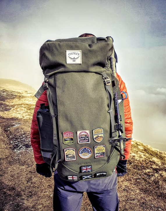 iron on patch osprey backpack Appalachian Trail AT Hike or Sew - Embroidered The packs simple profile allows it to serve well as a backpack or luggage storage pocket Roll On Young Living Backpack
