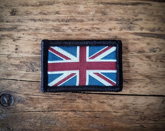 Tygmärke med Storbritanniens flagga (stryk-på/sy-på)