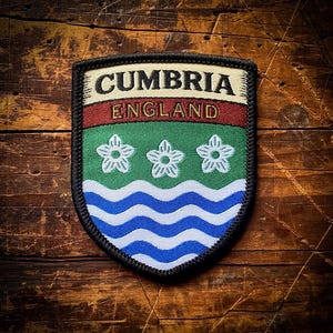 Cumbria county flag patch