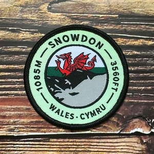 Snowdon (North Wales) Woven Patch