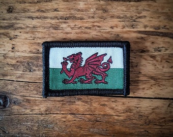 Wales Flag Patch (Velcro backing)