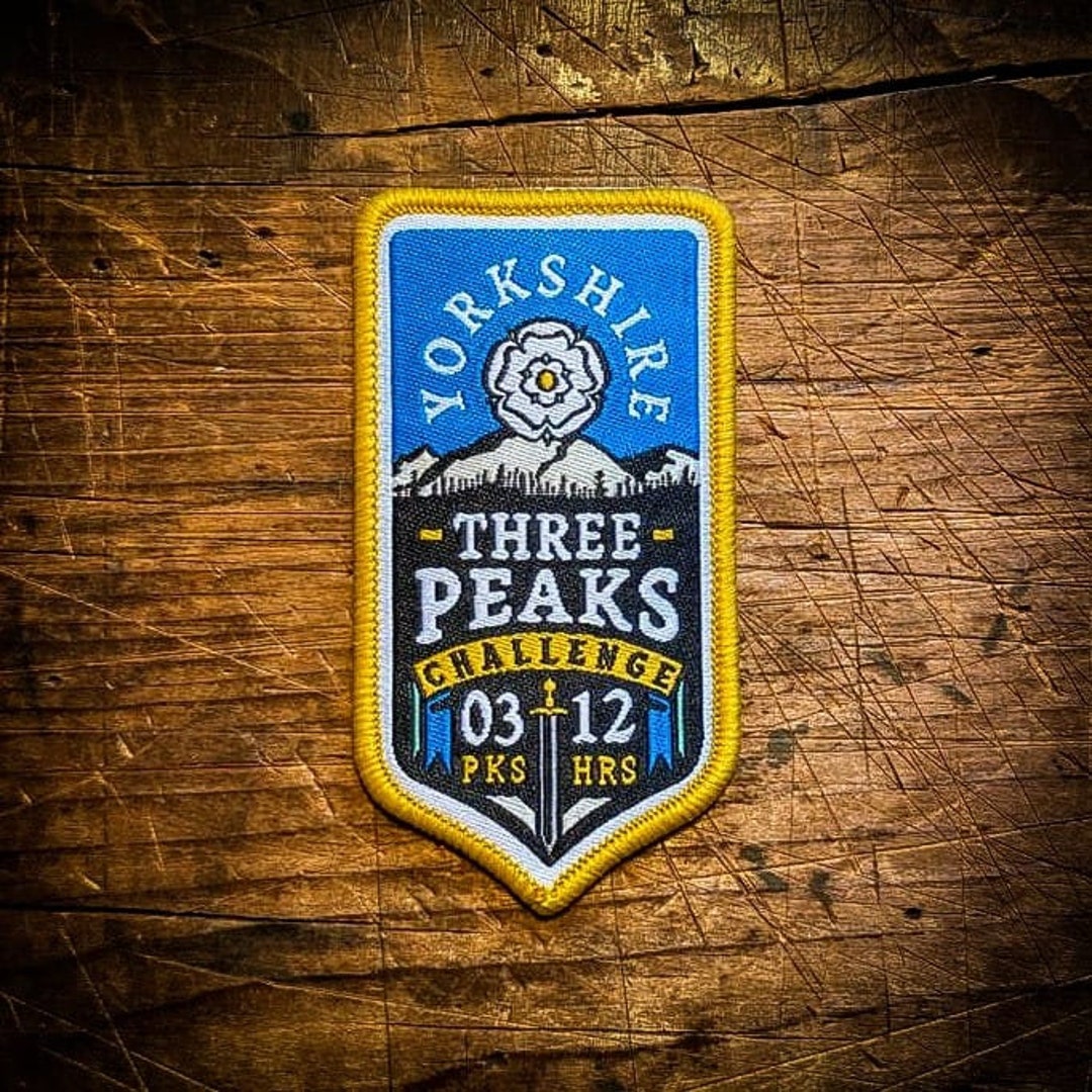 Yorkshire Three Peaks Challenge Patch Etsy