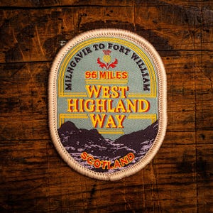 West Highland Way woven adventure patch