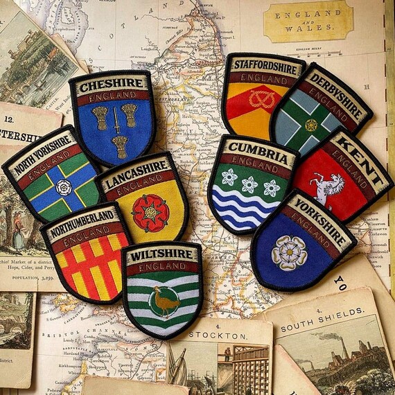 Northumberland County Shield Vinyl Bumper Sticker – 100mm, Glossy – England UK