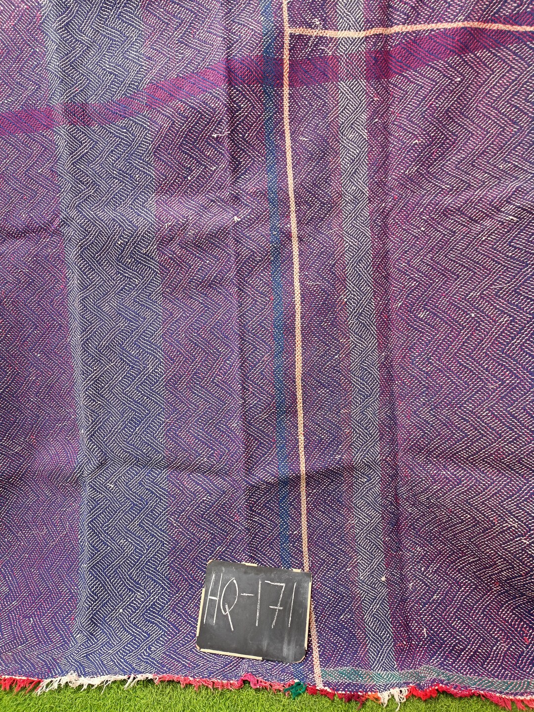 Nakshi Cotton Kantha Rug Antique Indian Artisan Throw Slow Stitched ...