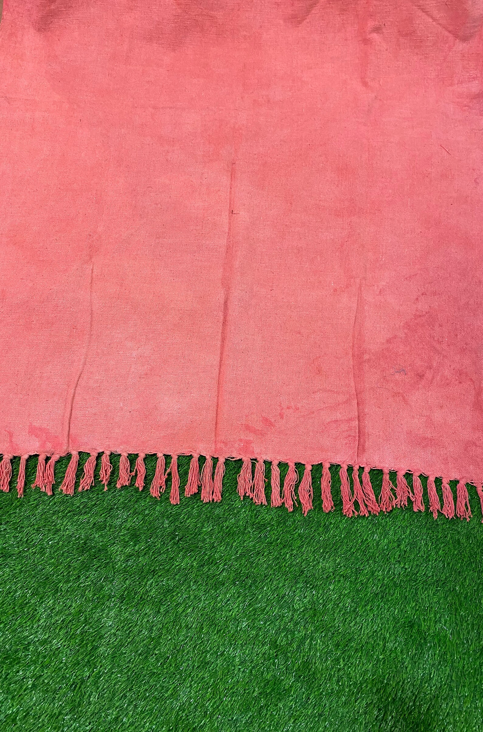 Peach Color Handloom Chic Blanket Sofa Throw Cotton Handmade Etsy