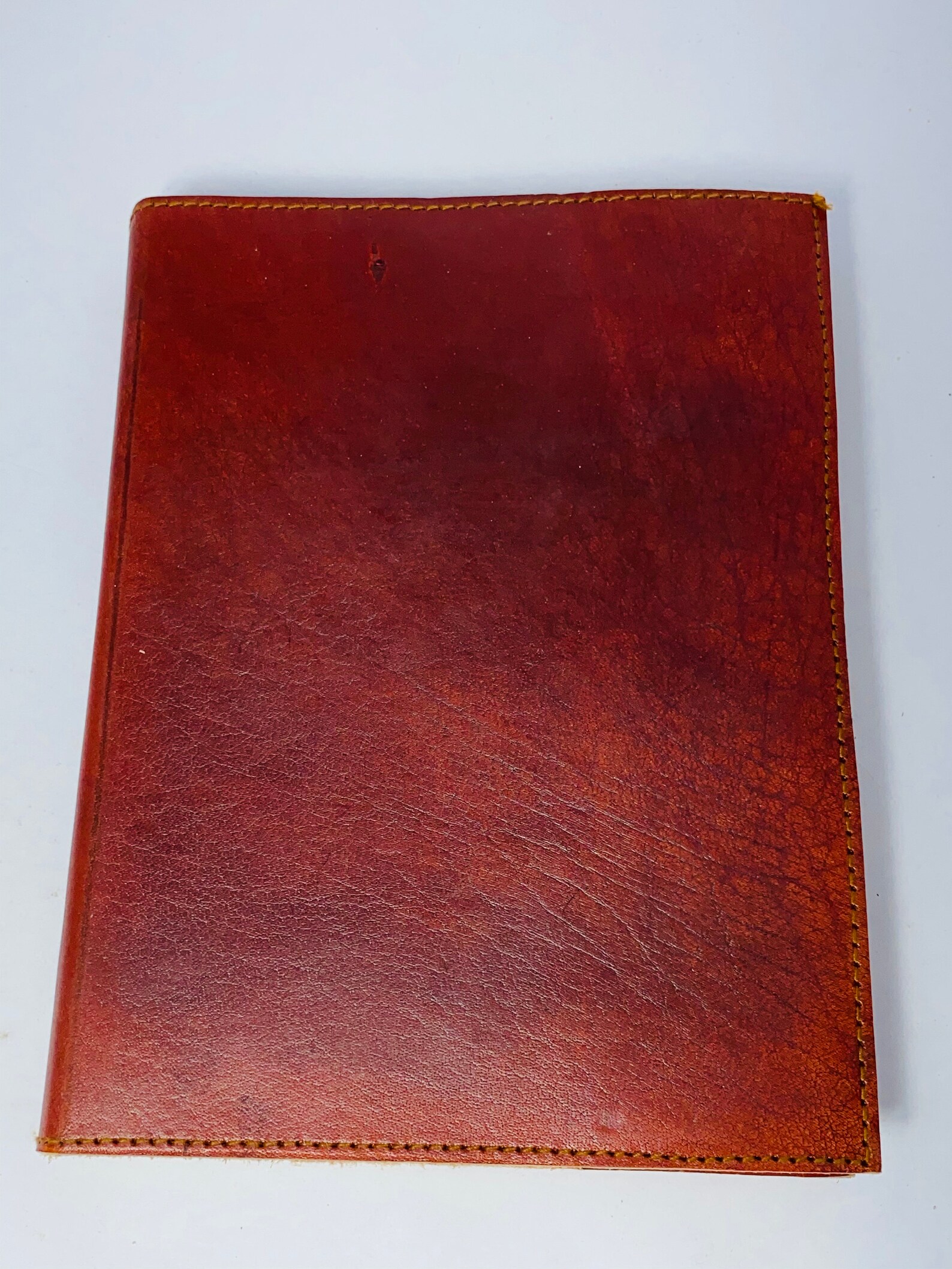 A5 Handmade Plain Leather Journal Notebook Diary Blank Pages Etsy