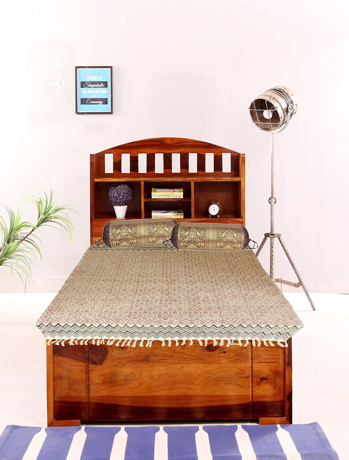 Hand Block Printed Khadi Cotton Blanket/khadi Cotton Handloom Etsy