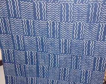 Mooie indigo natuurlijke kleurstof katoenen spreien Spreien en plaids Blokgedrukte deken Dekens Zachte indigoblauwe sofa Spatlappen