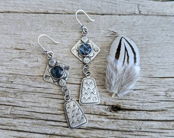 Faceted Kyanite Earrings