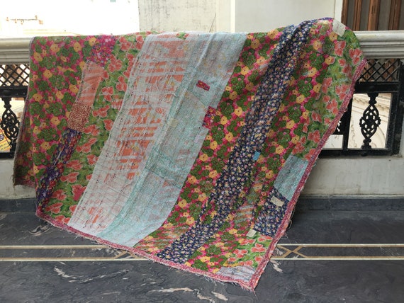 Etsy kantha quilts sale