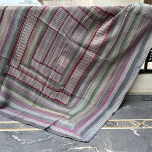 Premiumkwaliteitswinkel ethisch handgemaakte vintage kantha-quilts, unieke fairtrade vintage kantha-quilt, kantha-deken