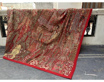 Vintage Sari Beaded Patchwork Bohemian Skirt 50 main image 1