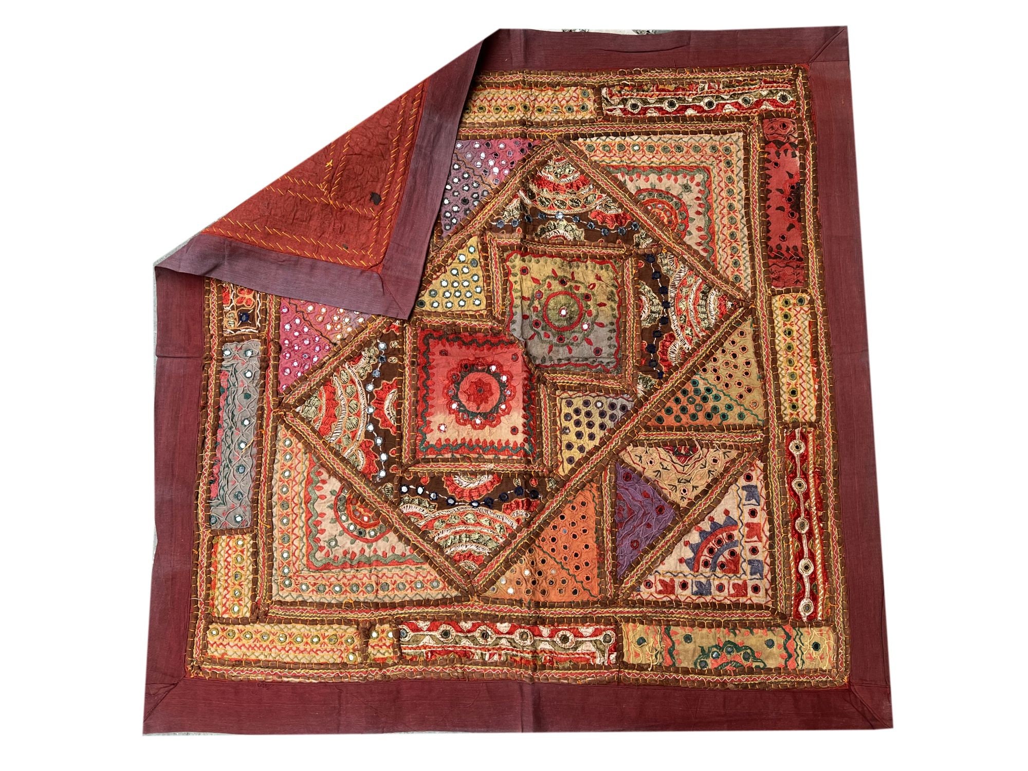 Bohemian Patchwork Viridian Papiers Peint - Bohème Patchwork Viridien Papiers Peint