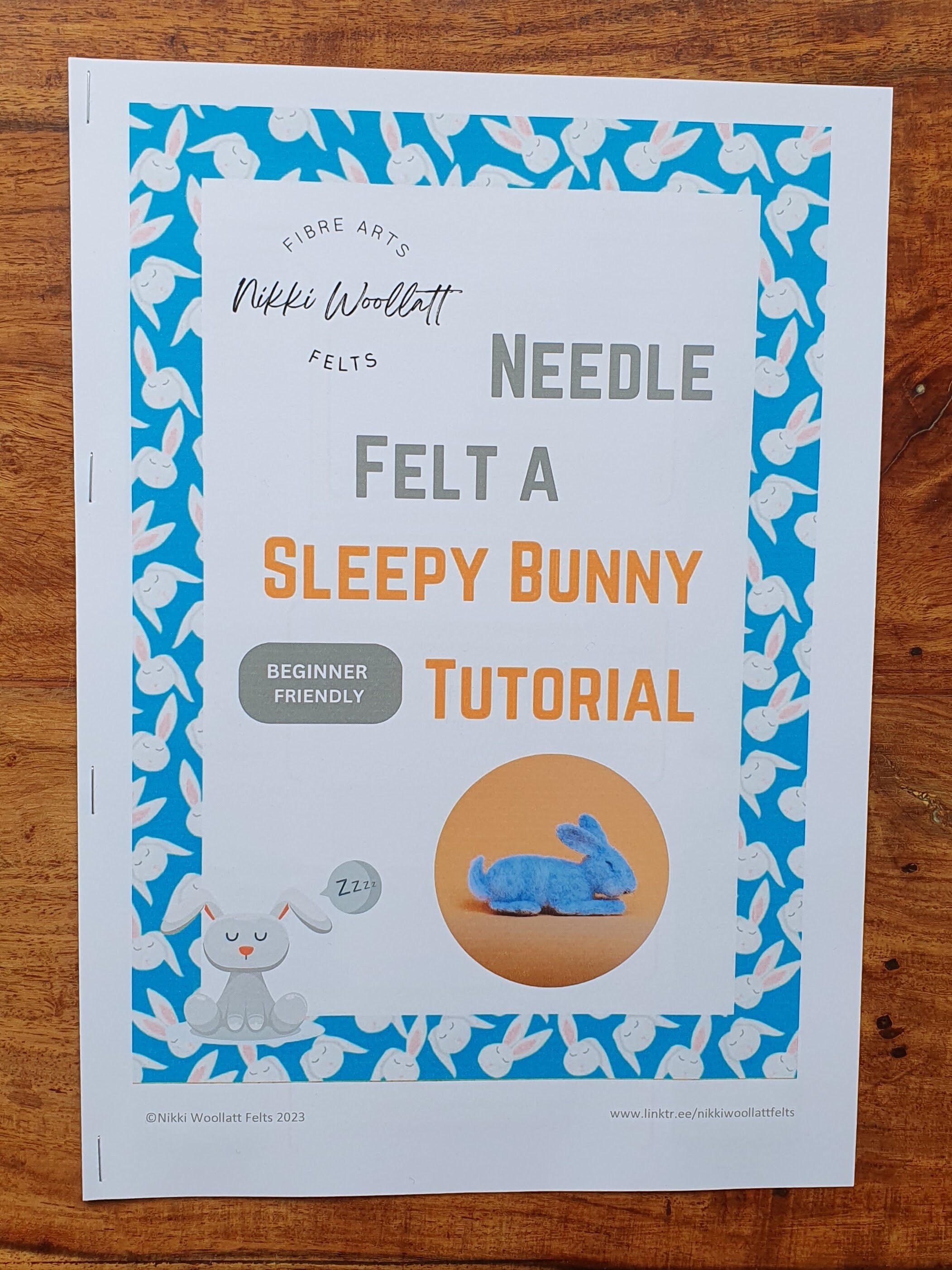 Beginner Needle Felting Tutorial PDF – Sleepy Bunny Pattern - Etsy