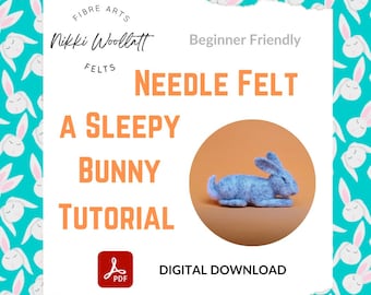 Tutorial Rabbit Intermediate Needle Felting - Etsy