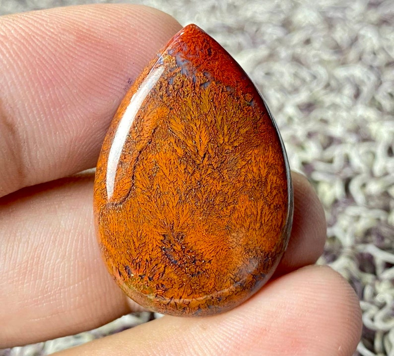 50% discount on Indonesian Red moss agate Scenic Red Moss | Etsy