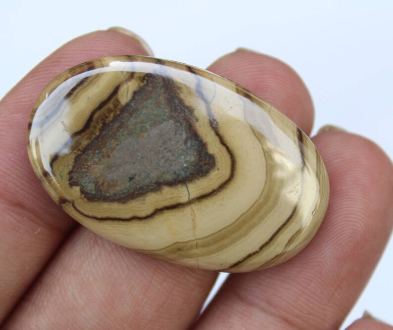 66 cts Top Quality Schalenblende Cabochon Schalenblende Gemstone,Natural Schalenblende,41x25x6 MM