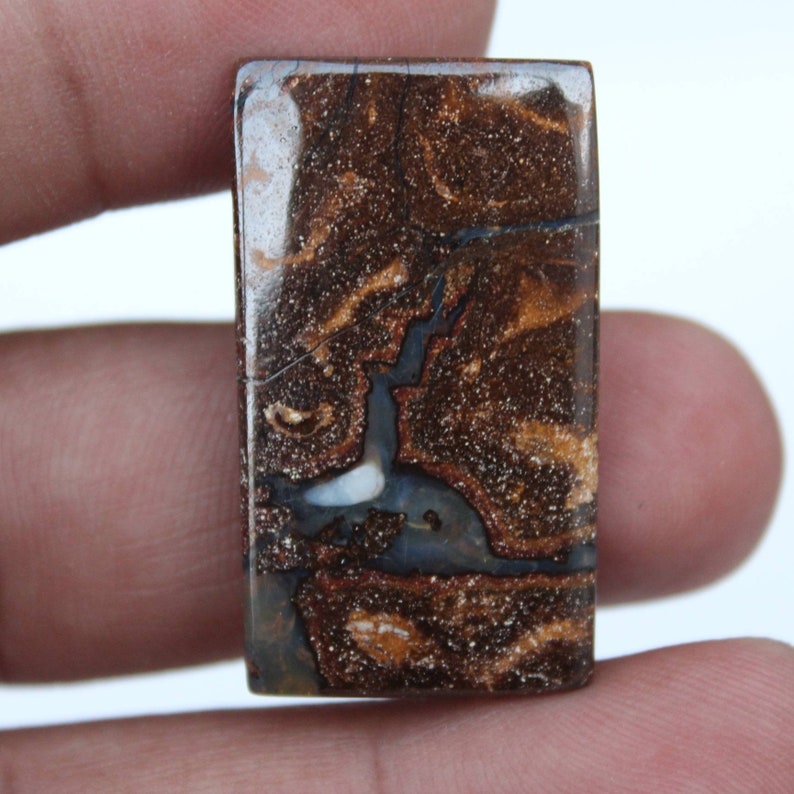 50/% discount on huge Top Quality 34  cts  Polished Koroit Boulder Opal Crystal Cabochon...36x21x3 MM