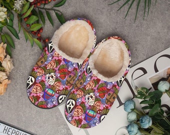 Haunt Berries Heart Slippers