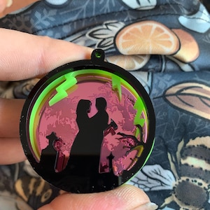 Lisa Frankenstein Inspired Layered Necklace - 80&#39;s Vibes - Handmade - Horror
