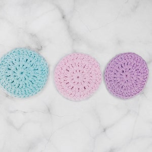 Pastel Face Scrubbies Pack of 6 image 3