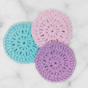 Pastel Face Scrubbies Pack of 6 image 2