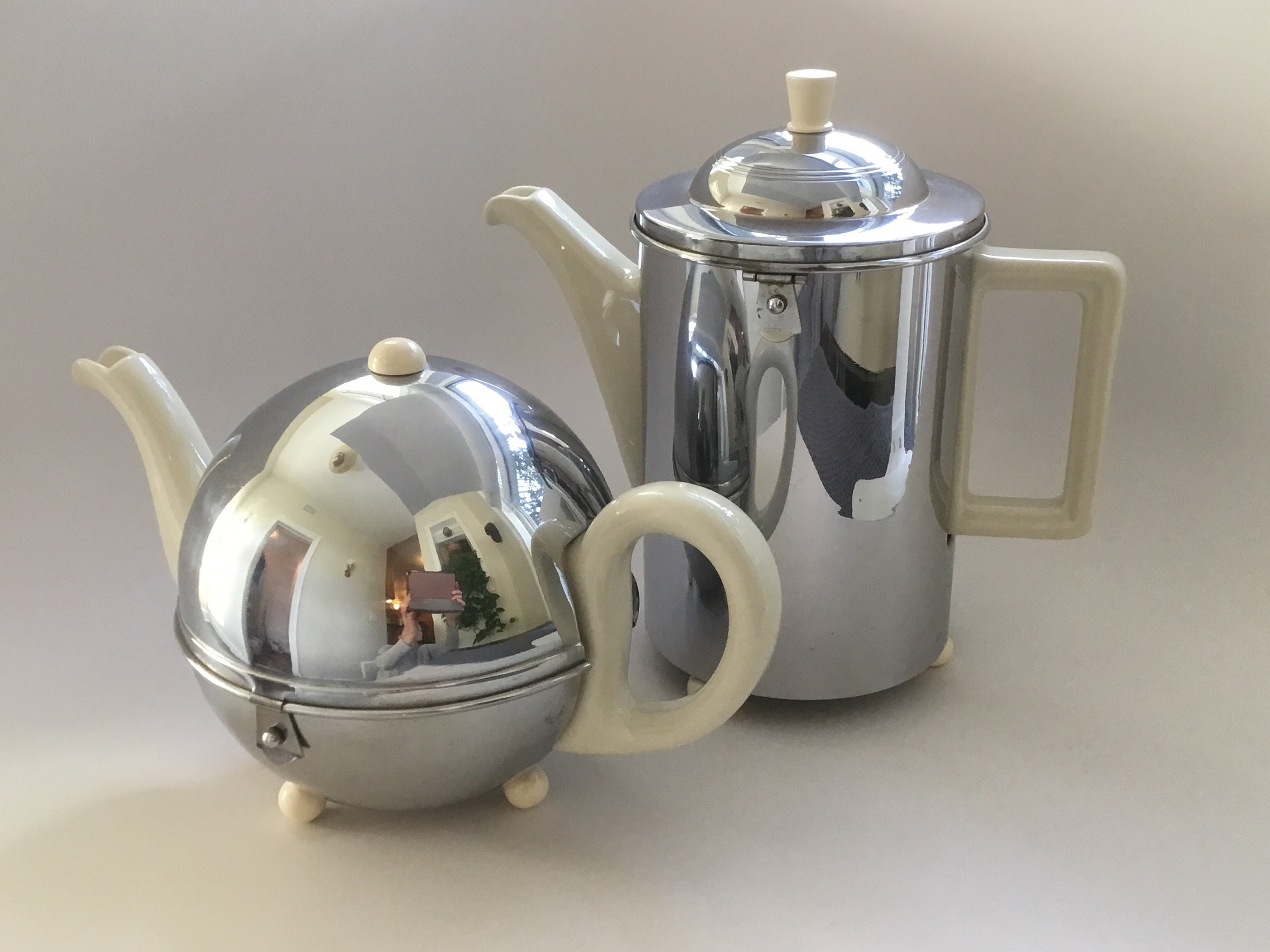 RARE Art Deco / Bauhaus Teapot and Coffee Pot by Bauscher Etsy