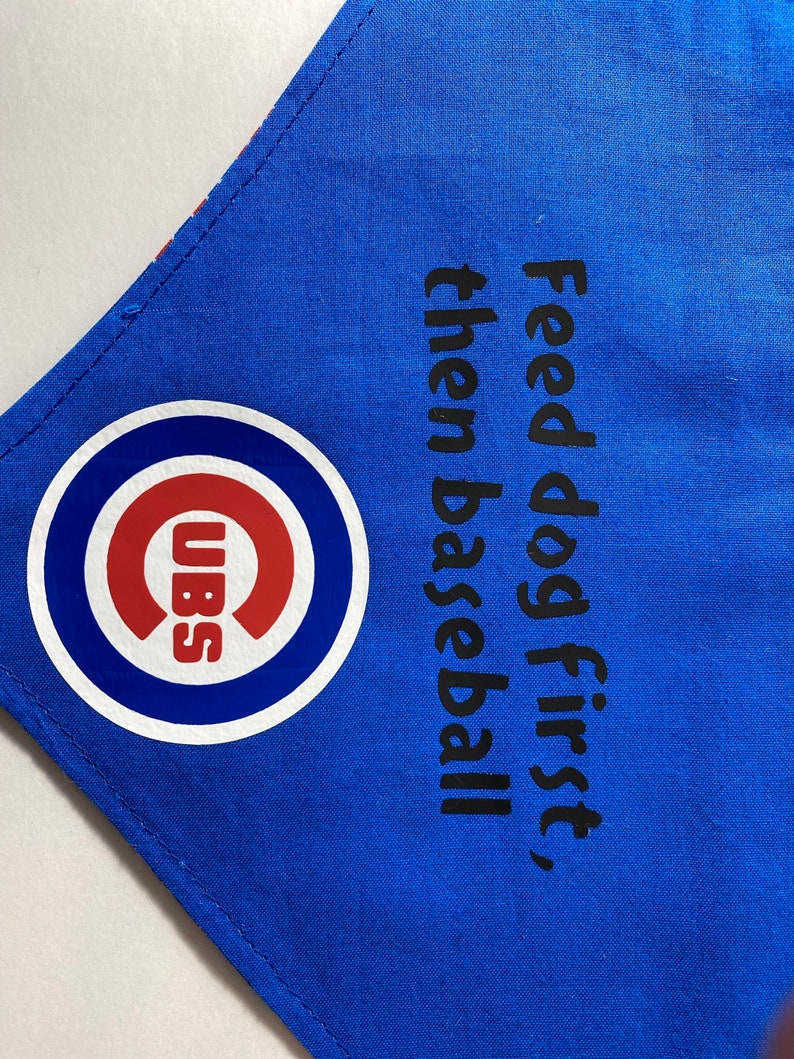 Chicago Cubs Reversible Dog Bandana