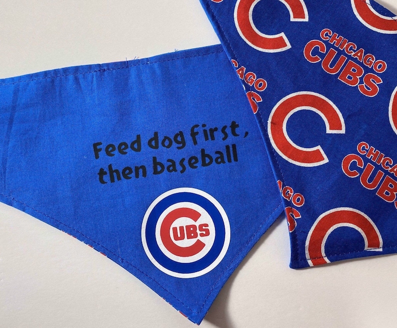 Chicago Cubs Reversible Dog Bandana