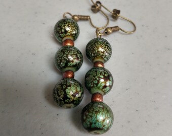 Forest Green Dangles