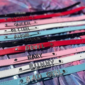 Coleira personalizada (sem strass)