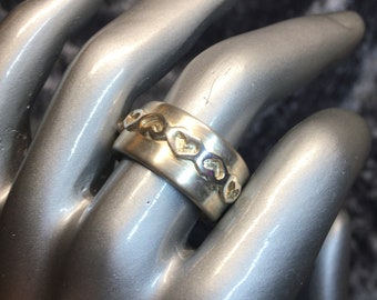 925 silver, ring, hearts, heart, love,