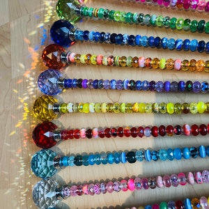 Suncatcher, sun glass, garden stake, plant stake, flower stake, garden decoration,