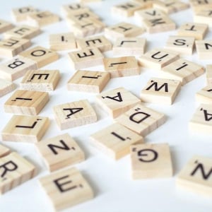 SCRABBLE Letter Set | EXTRA Scrabble Letters | Set of 100 Letter Tiles