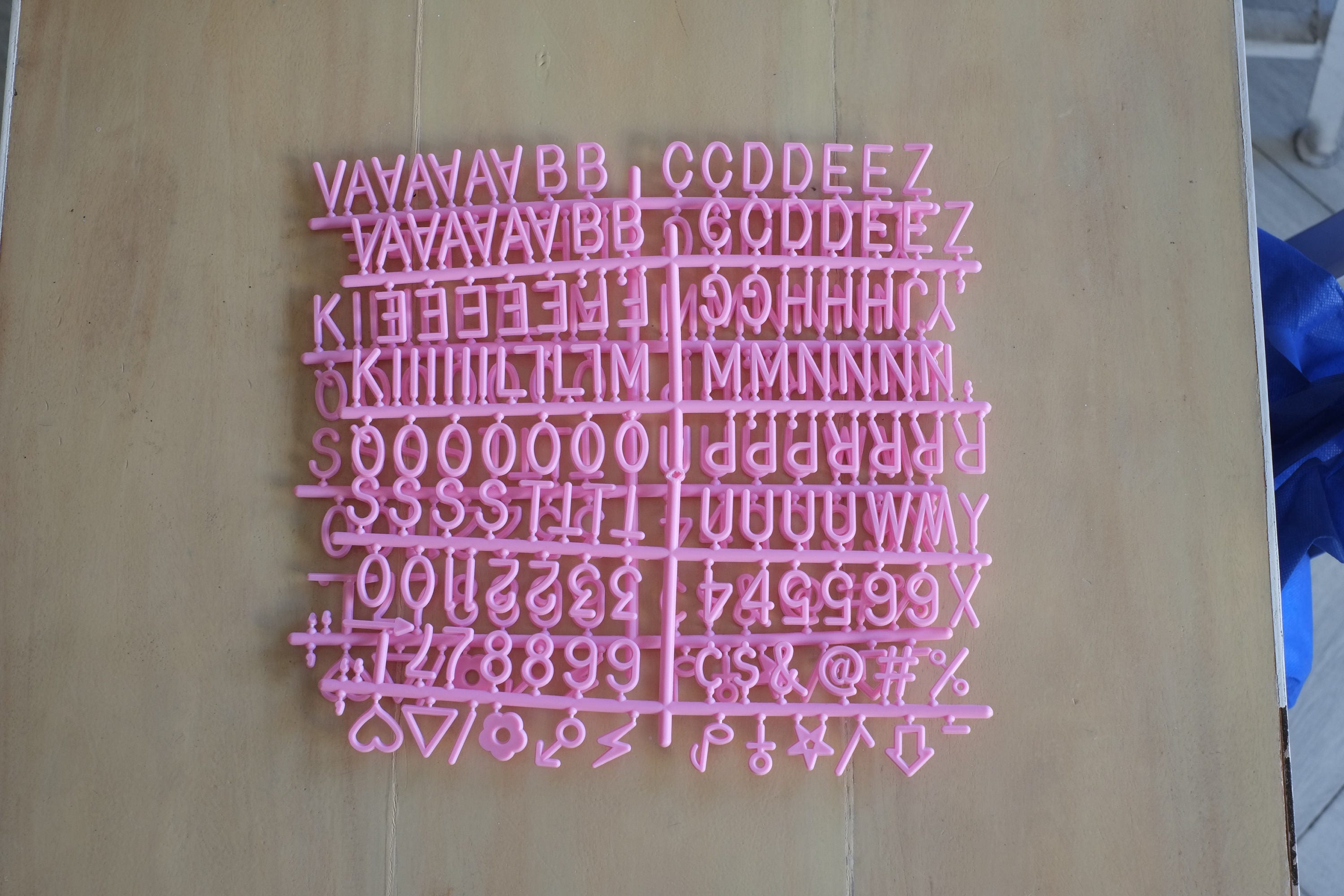 Pink Letter Set 1 PINK Letter Set for Letter Boards EXTRA 1 INCH - Etsy