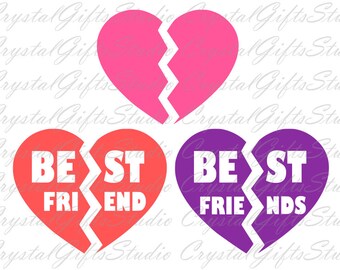 Download Best friends svg | Etsy