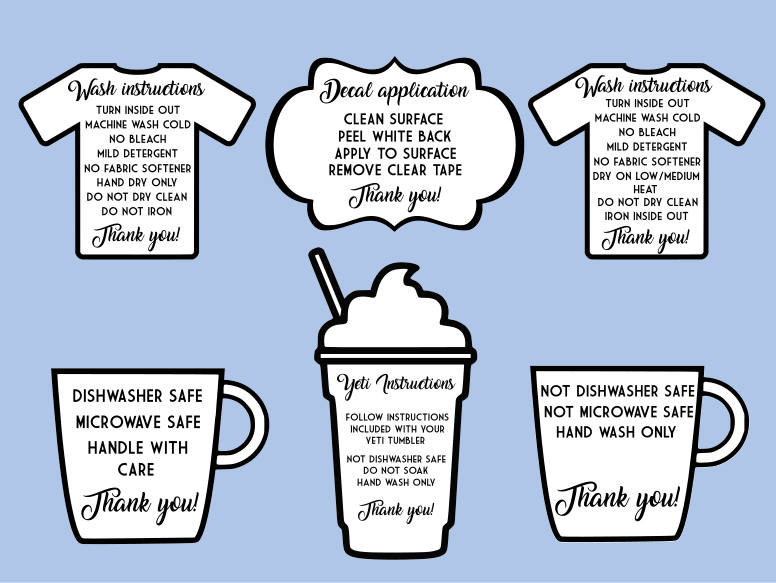 Download Care card svg care instructions svg shirt care svg decal ...