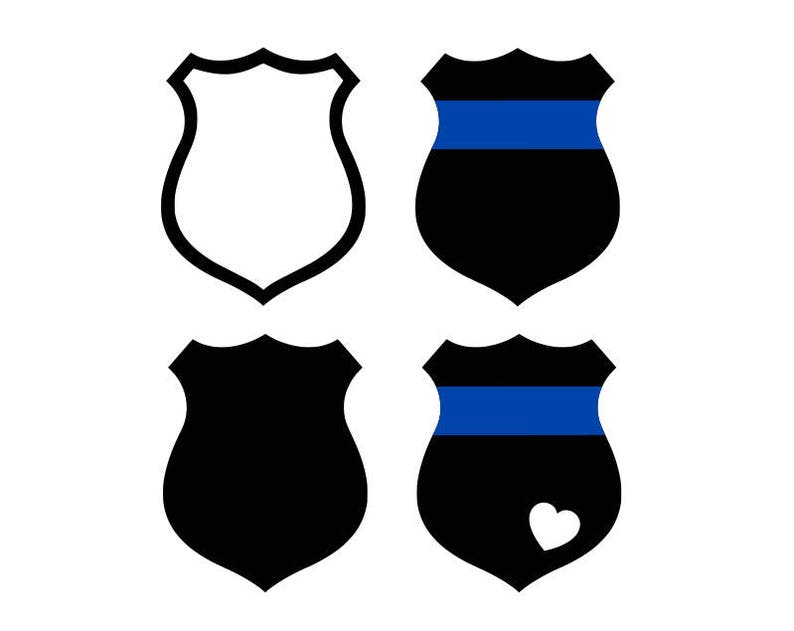 Download Police badge svg thin blue line svg police wife svg police ...