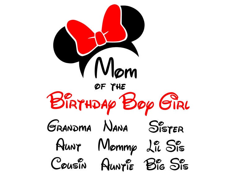 Download Mom of the birthday girl svg mom of the birthday boy svg | Etsy